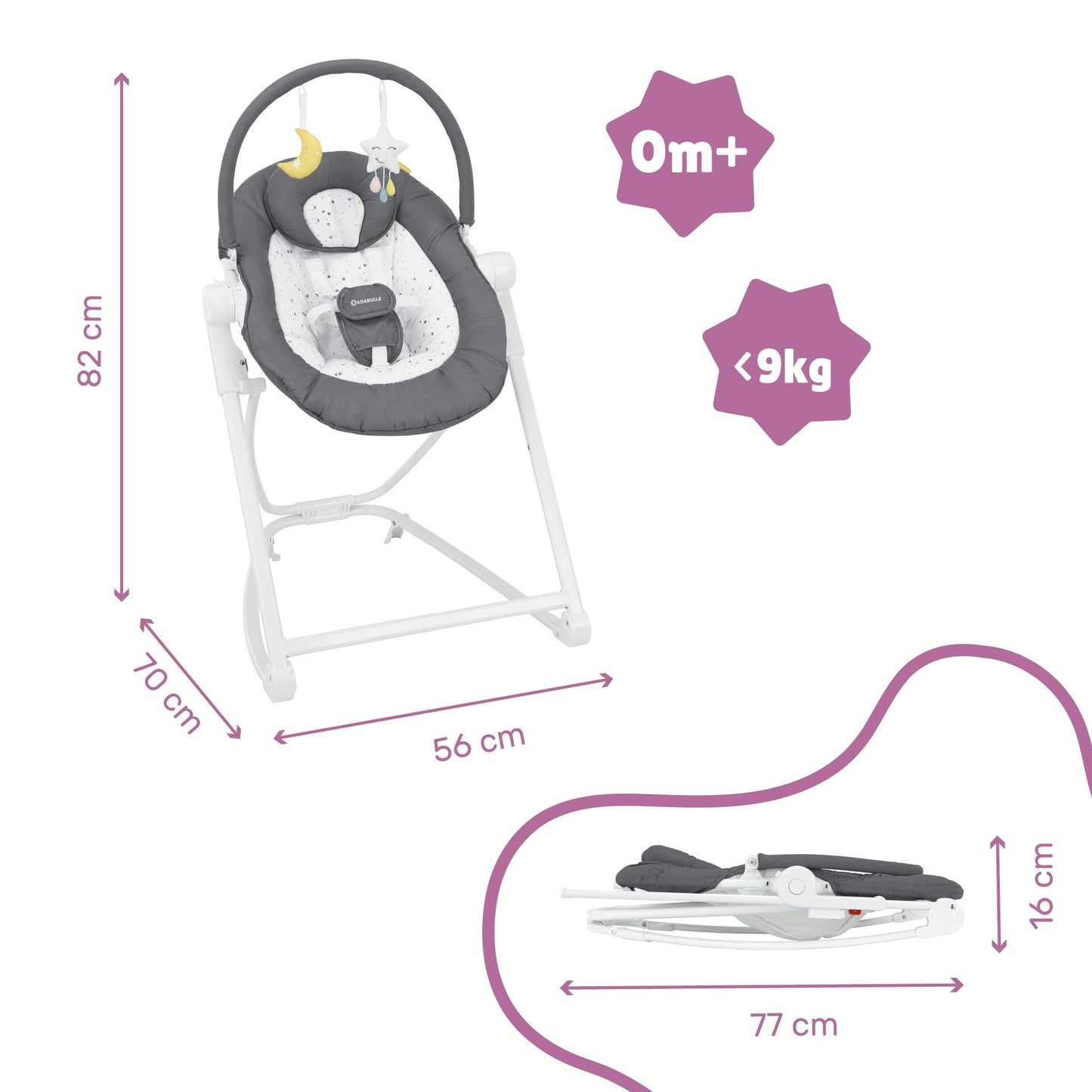 Rede Compact'Up Moonlight Babymoov