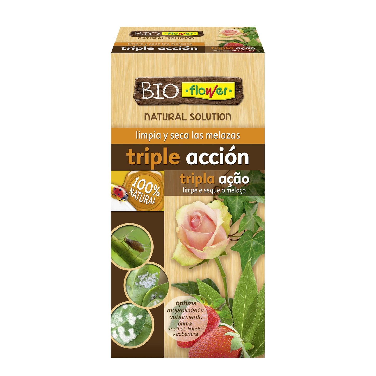 Tripla ação contra insetos, melaço e fungos BioFlower