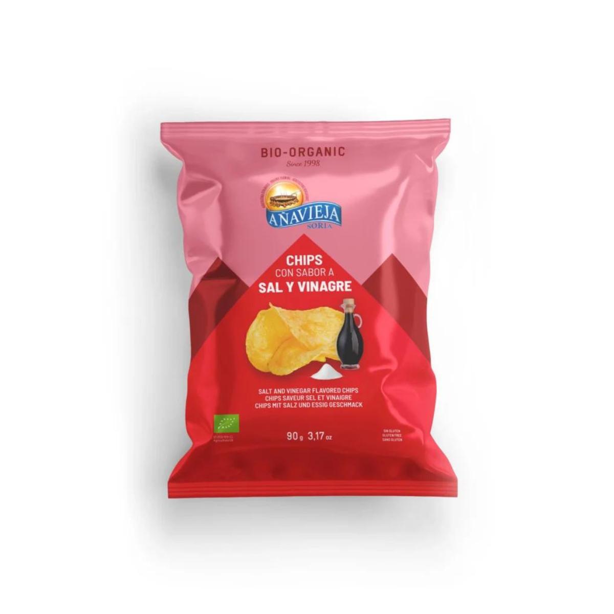 Chips de Añavieja Biológicos com Sal e Vinagre 90g