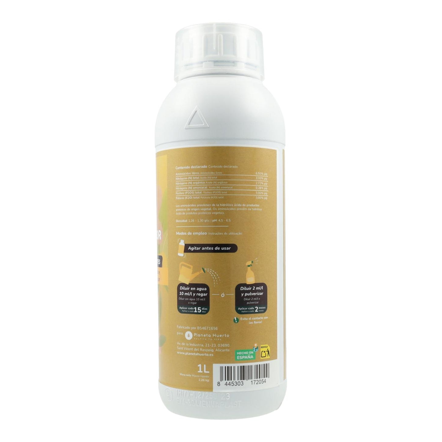 Fertilizante Líquido para Plantas com Flores Planeta Huerto 1 l