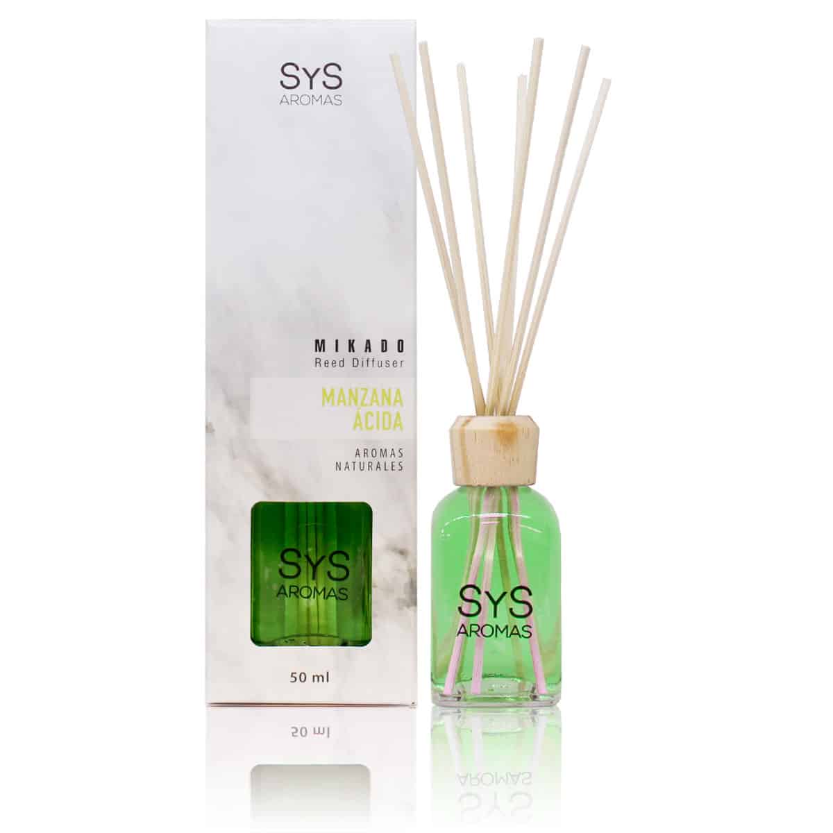Ambientador Mikado Manzana Ácida 50 ml | Aroma Fresco y Afrutado | Efecto Energizante | Fragancia Duradera_0