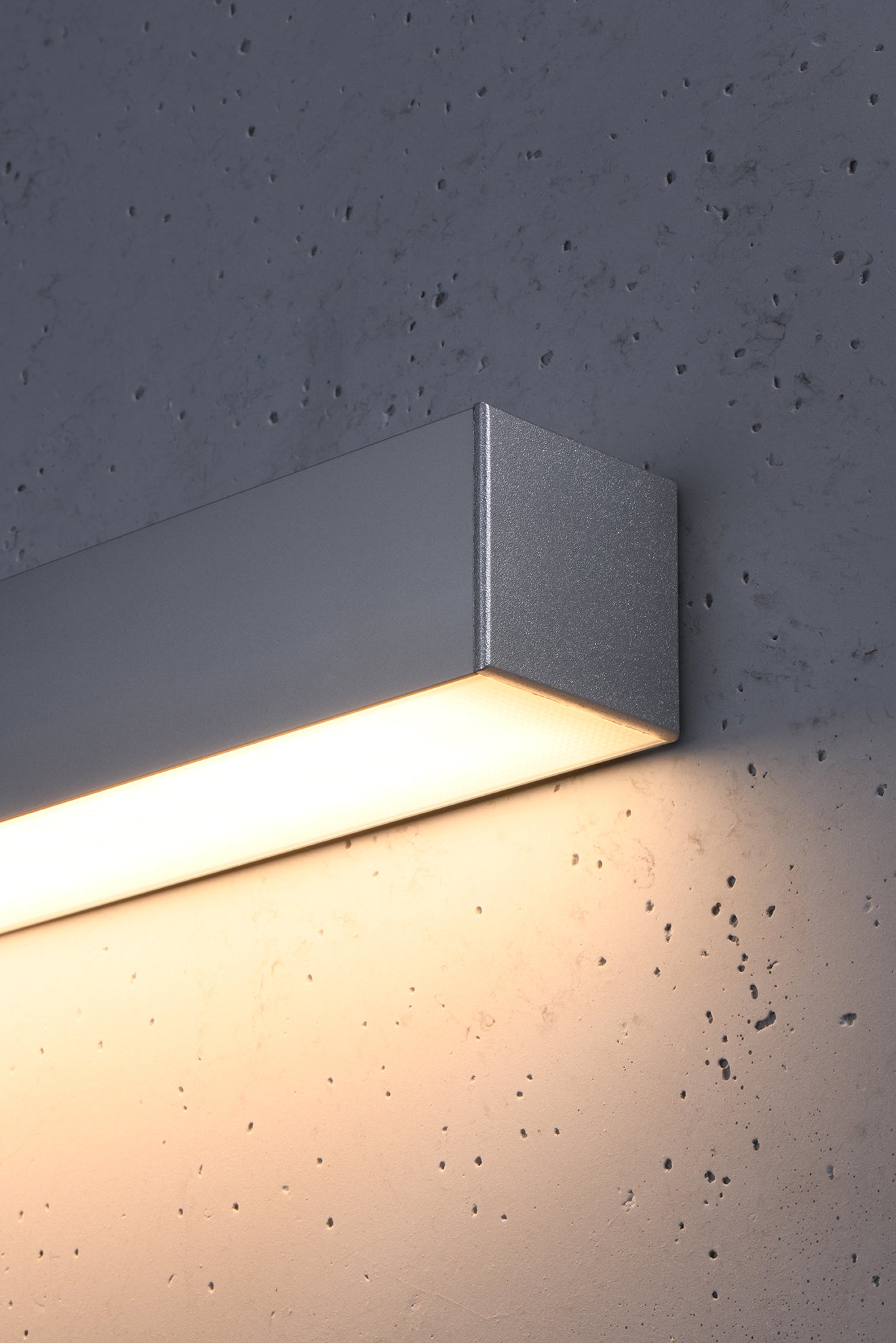 Aplique De Pared Pinne Led 95 Gris, 31w_4