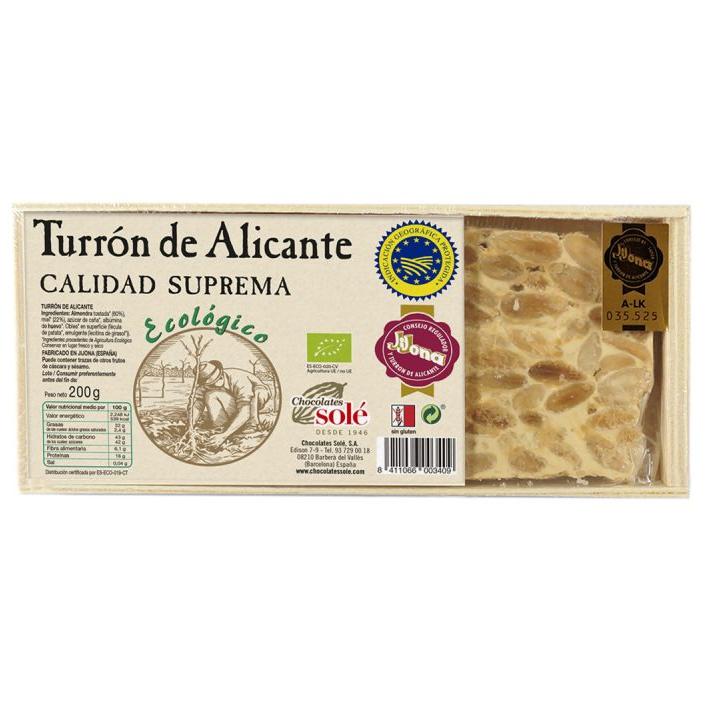 Alicante Nougat Eco Solé 200 g