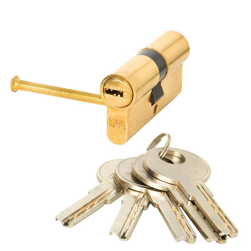 Cilindro Fac Seguridad 70-p 30x40 Latonado 15,0 Mm.