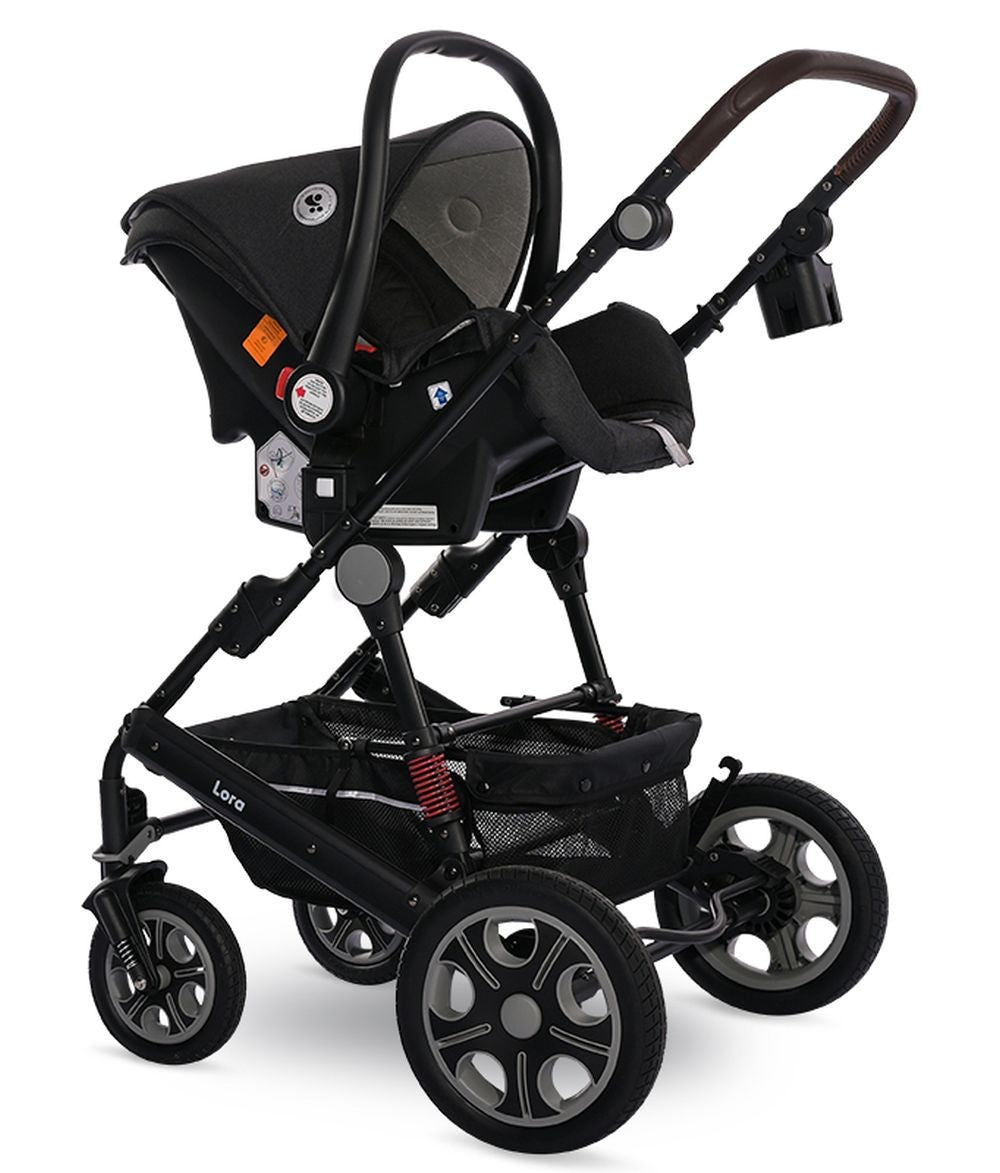 Carro De Bebé Tres Piezas Convertible Lora Hasta 15 Kg Artic Blue_4