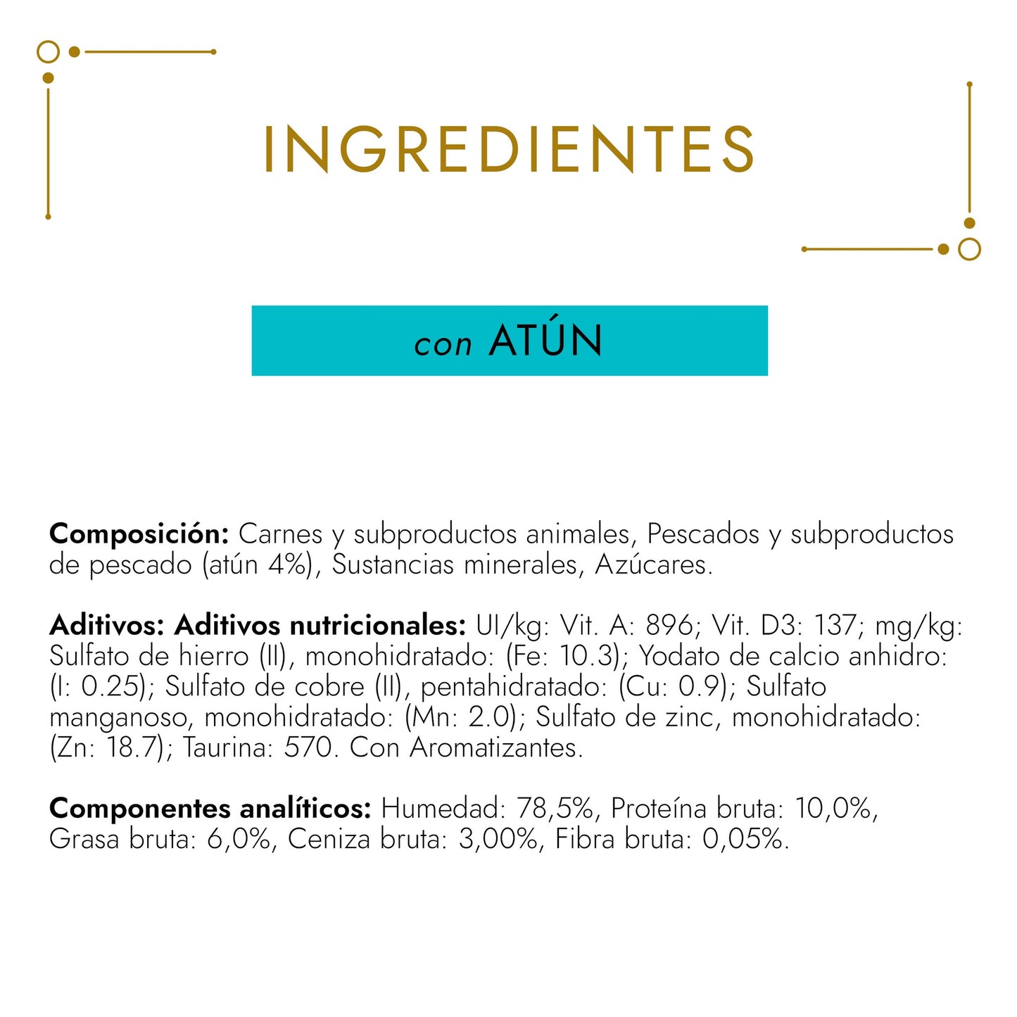 Comida Húmida de Atum Fondant GOURMET GOLD 85 g