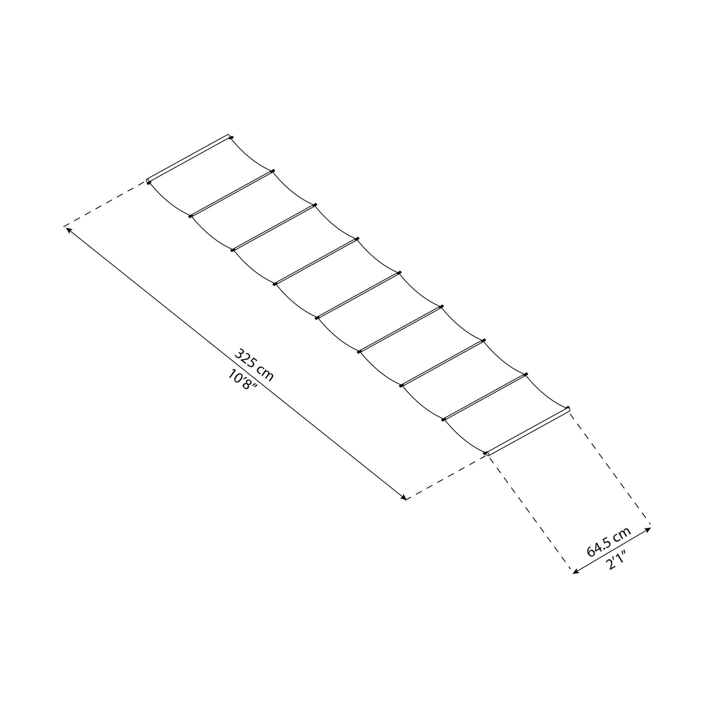 Toldo pérgola Estocolmo 1x1,8m