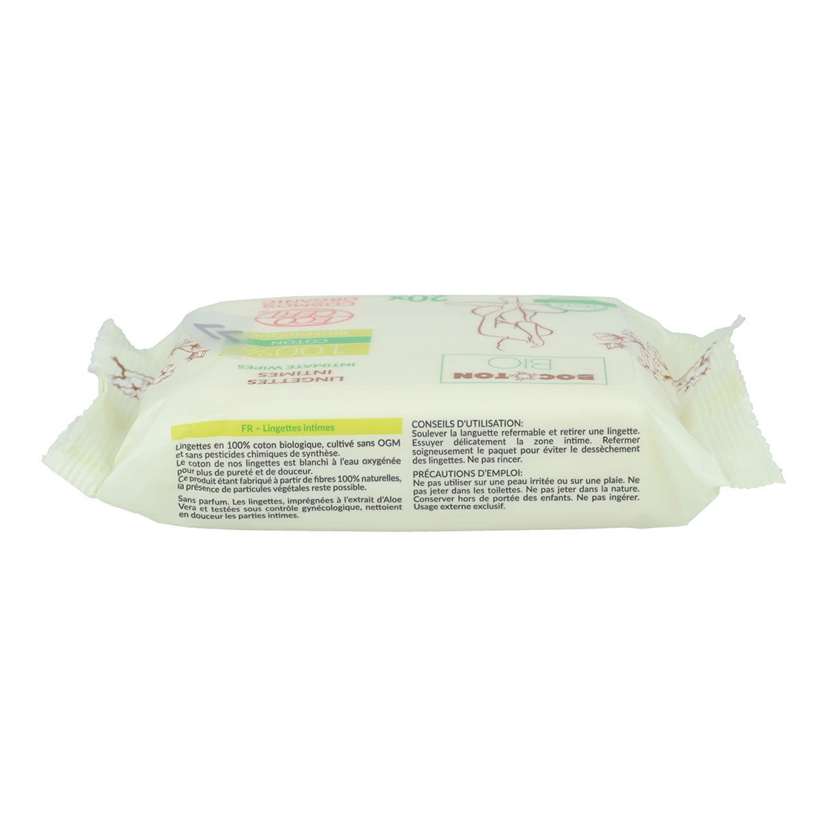 Toalhitas Húmidas Íntimos Bocoton 20 unidades