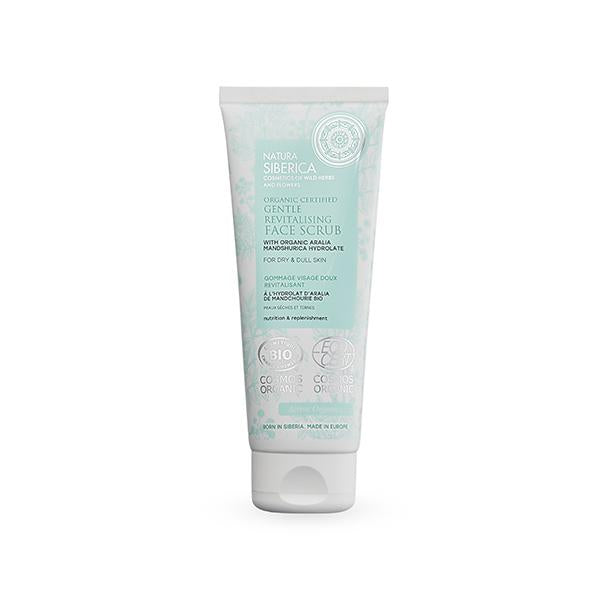 Esfoliante Facial Revitalizante Suave para Pele Seca e Opaca, Biológico Certificado Natura Siberica 100 ml