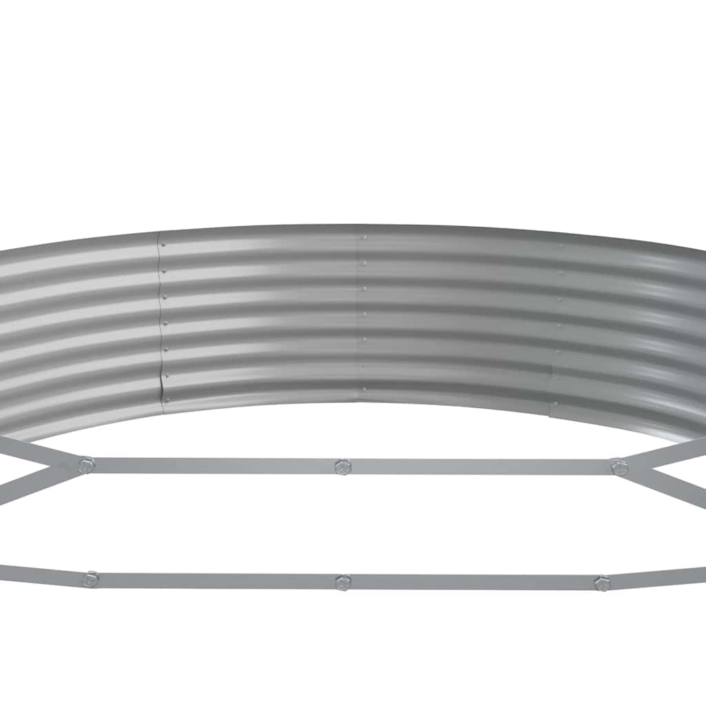 Jardinera Elevada De Acero Galvanizado 296x140x36 Cm Antracita_4