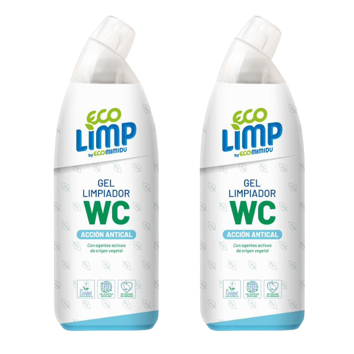 Embalagem com 2 Gel de Limpeza Sanitária Eco Mimidu 750ml