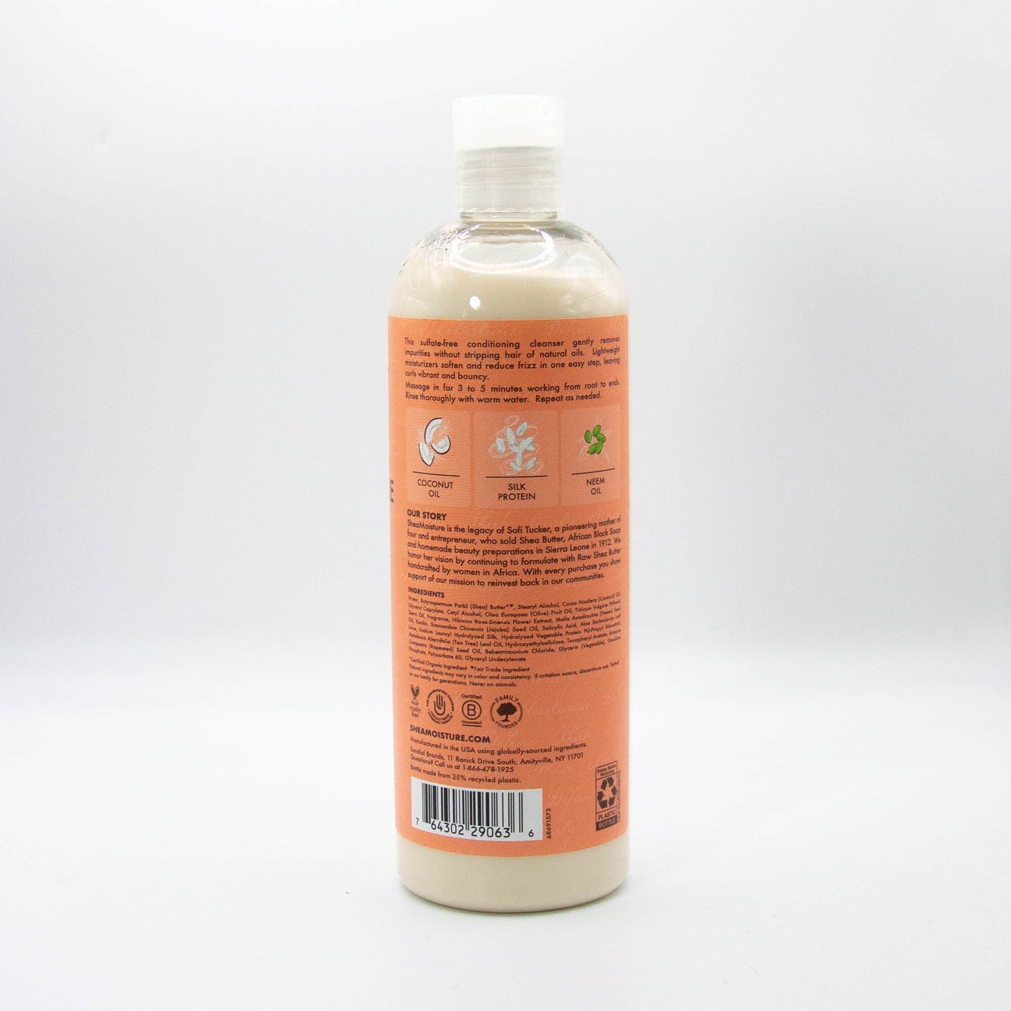 Co-wash Hidratante Aceite De Coco Y Hibisco Shea Moisture 236ml_1