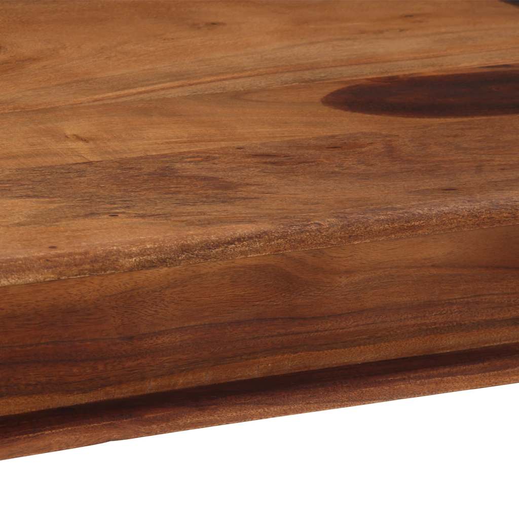 Mesa De Comedor Madera Maciza De Acacia 120x60x77 Cm_4