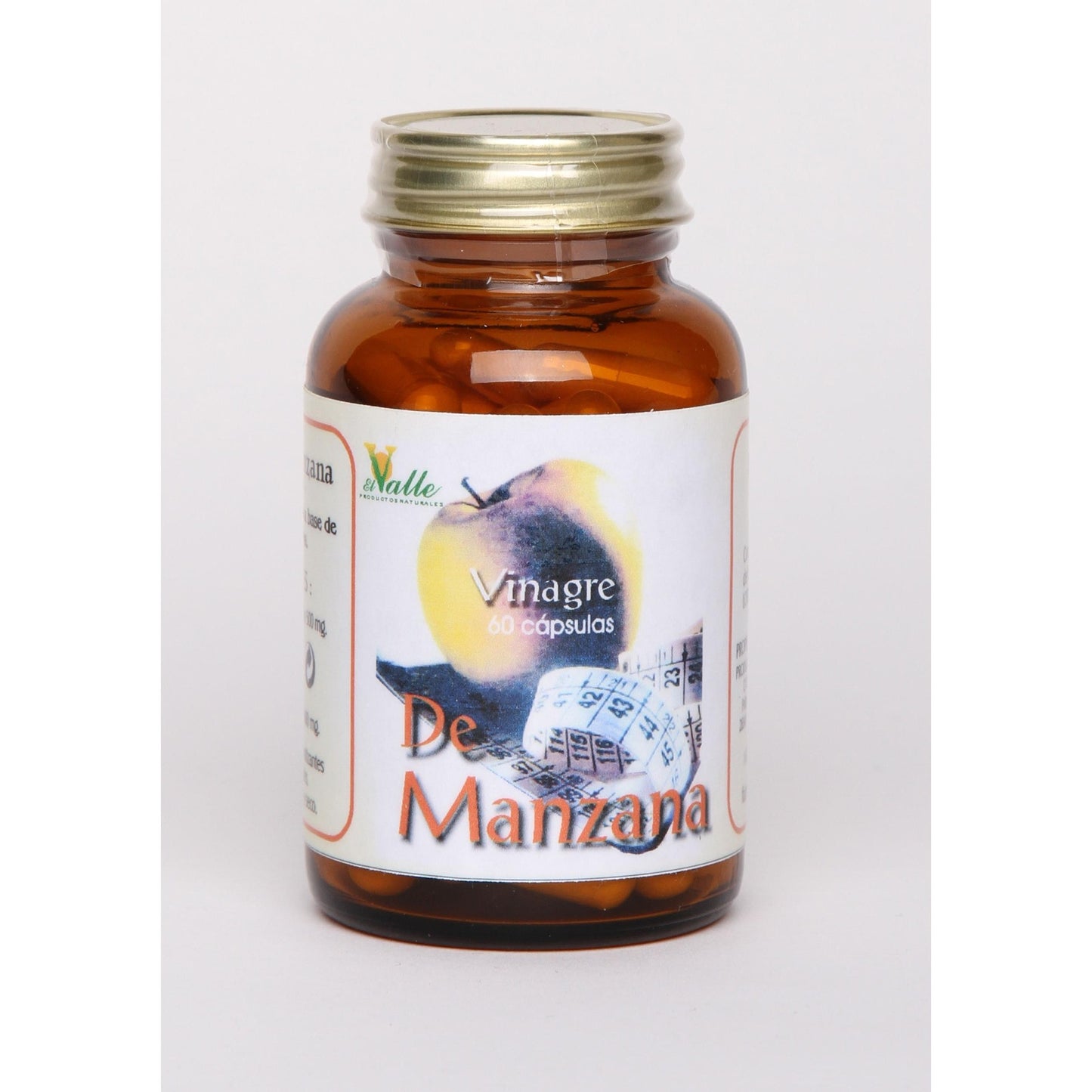 Vinagre de Maçã 60 Cápsulas Valle