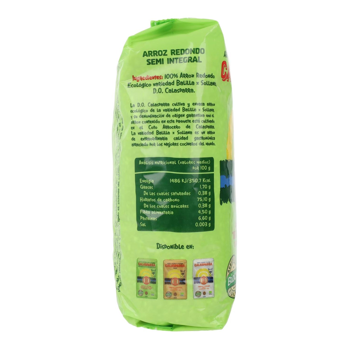 Arroz Meio Integral Calasparra Biocop 1Kg