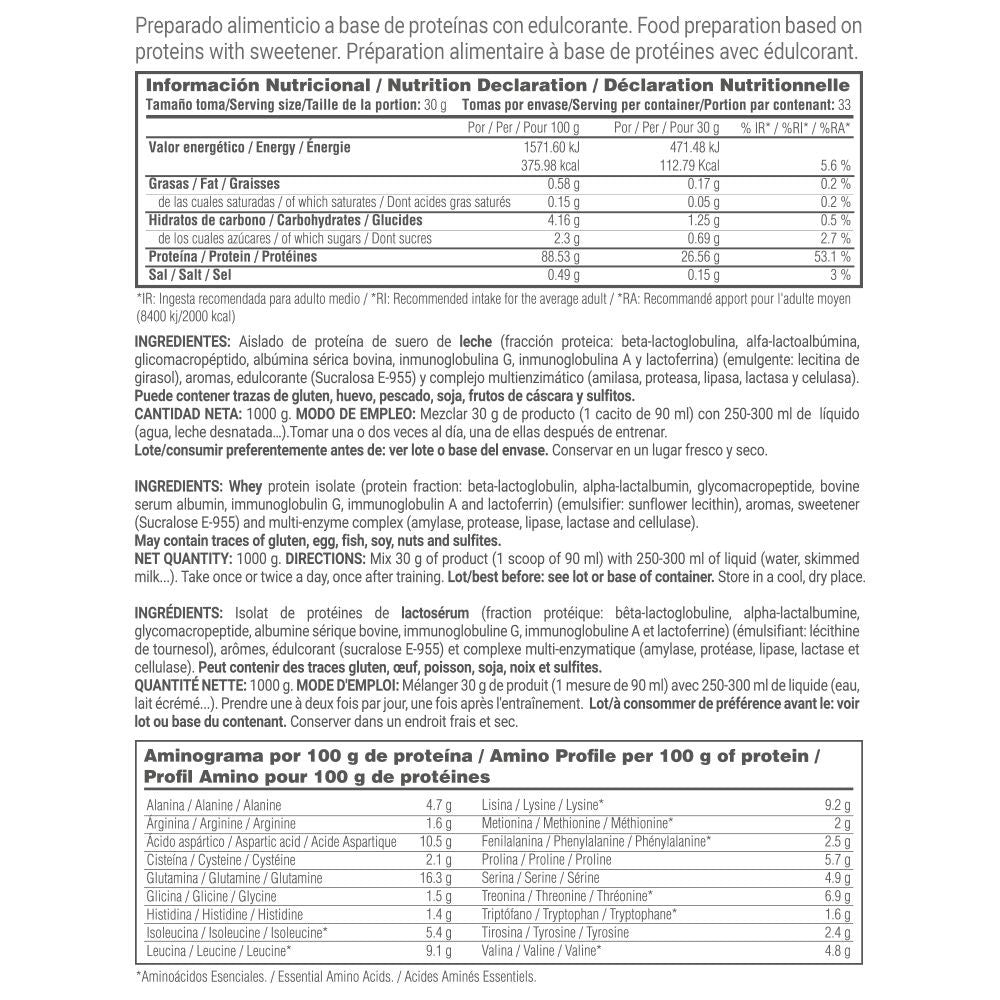 Cfm Iso Zero - 1kg - Natillas De Vainilla - Aumenta La Masa Muscular - Masmusculo_5