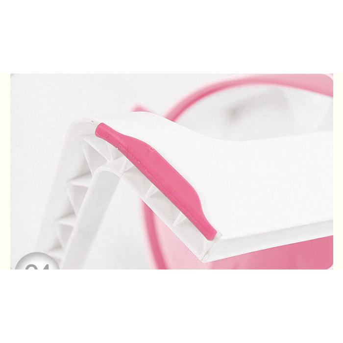 Banheira dobrável compacta rosa Olmitos