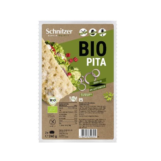 Pão Pita Orgânico Schnitzer Sem Glúten 240 g