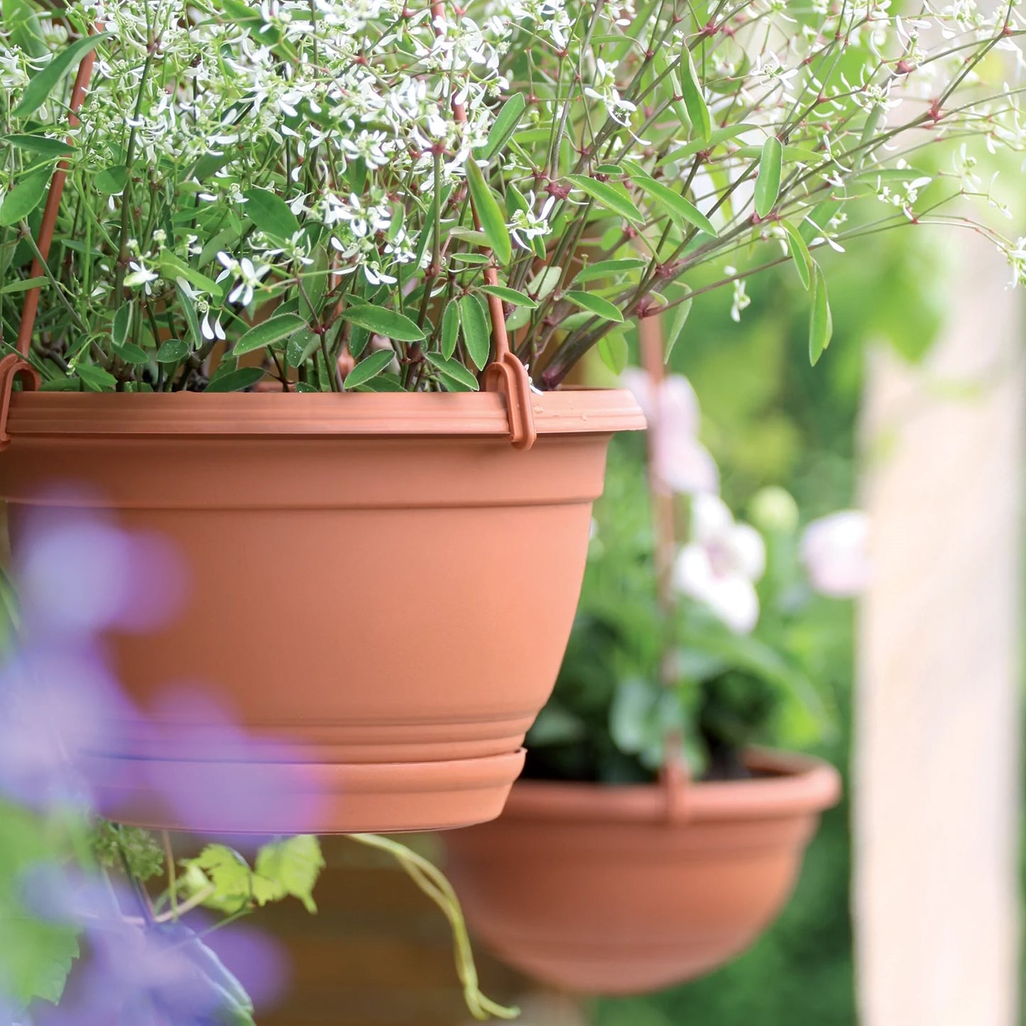 Macetero Colgante Agro 1,2l., Dimensiones (mm) 180x180x115, Color Terracota