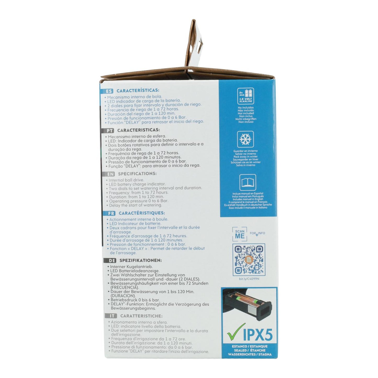 Programador de rega Aquacontrol