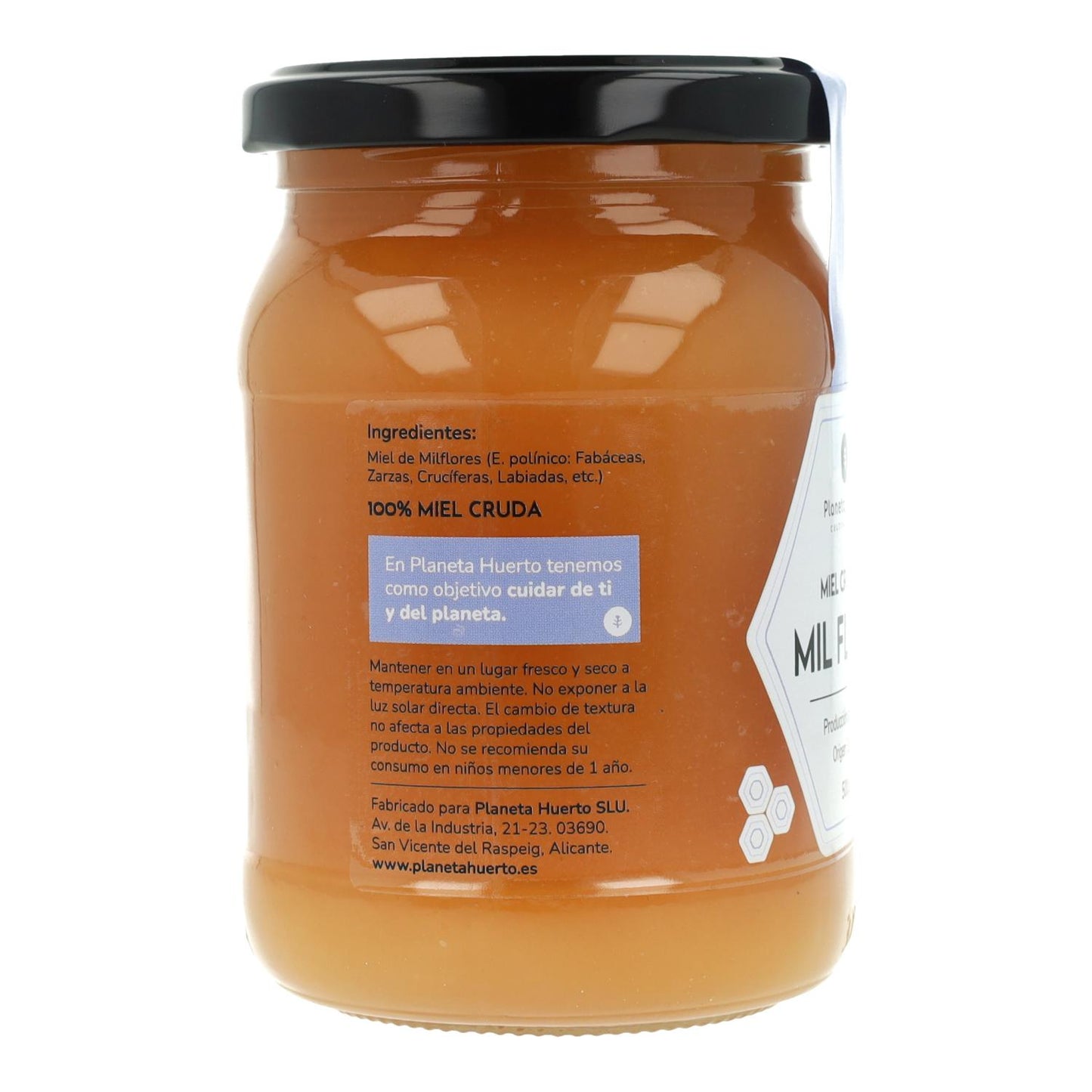 Mel Cru Mil Flores Planeta Huerto 500 gr