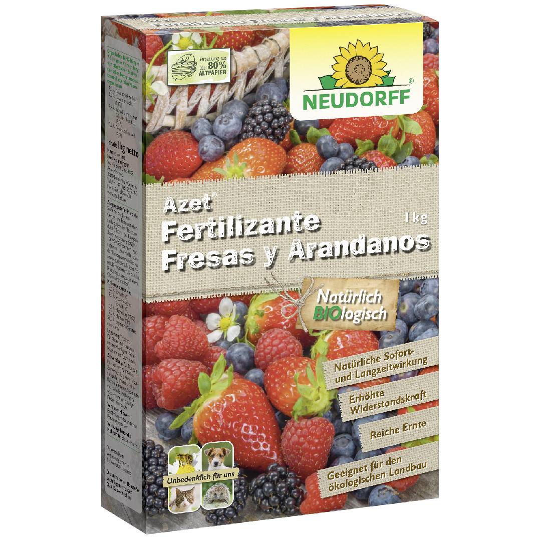 Fertilizante Biológico para Morango e Mirtilo 1 kg Neudorff