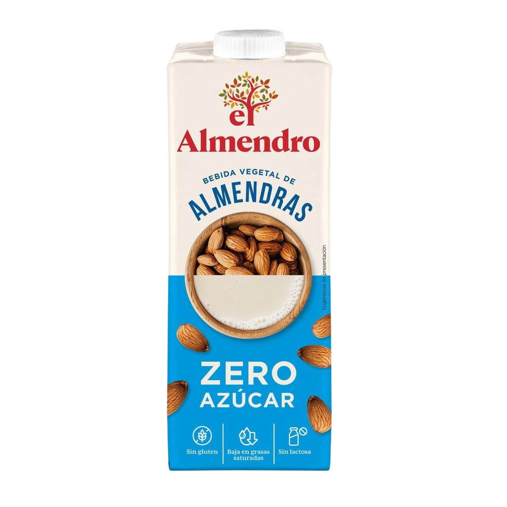 Pack de 6 Bebidas de Amêndoa Zero Açúcar El Almendro 1L