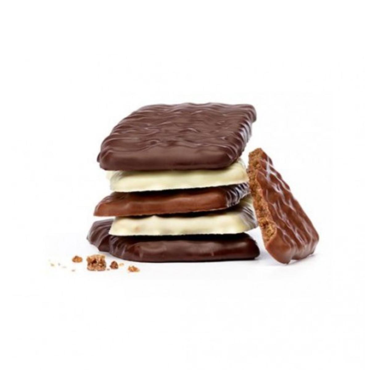 Bolachas triplas de chocolate cobertas com chocolate Jules Destrooper 100g