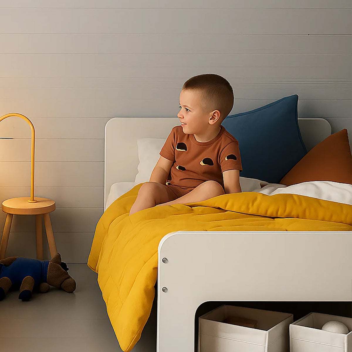 Edredón De Algodón Orgánico Miel_5