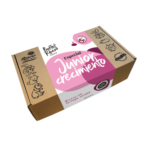 Buffet de crescimento saudável júnior para coelhos e roedores jovens Ribero