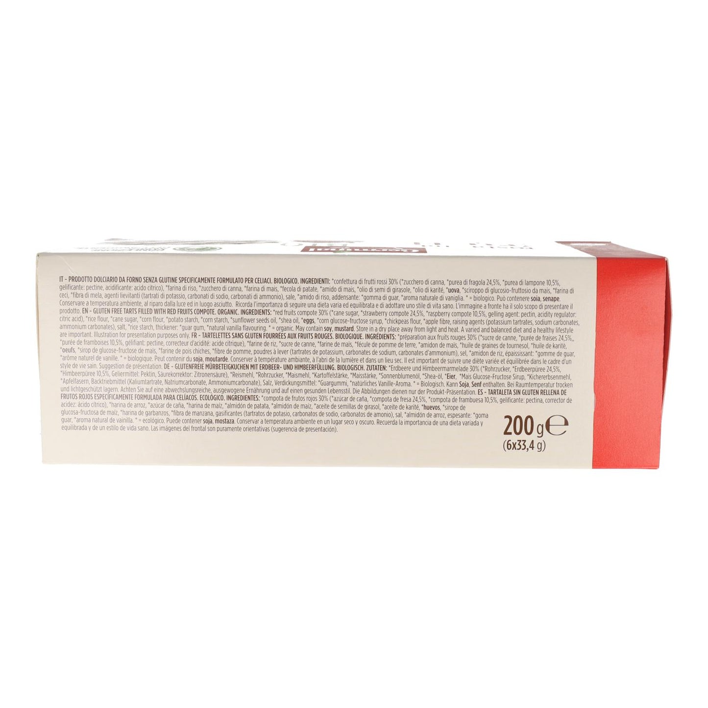 Tarte de Frutos Vermelhos Sem Glúten Germinali 200 g