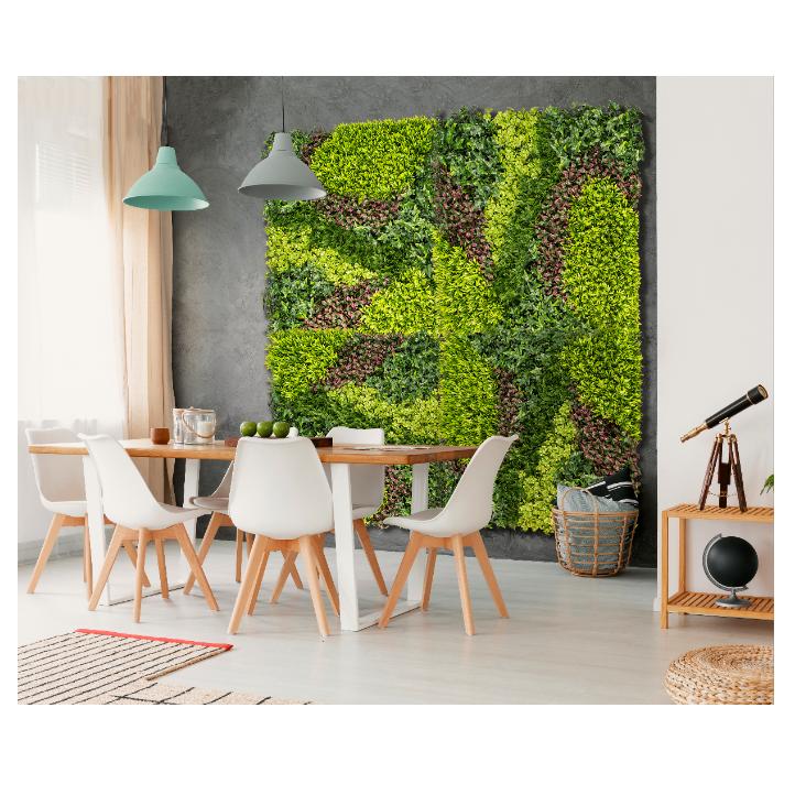 Jardim vertical sintético Costa Nortene 1x1 m