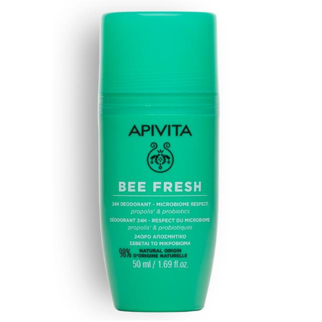 Desodorizante aromático Bee Fresh Roll-on 24h Apivita 50 ml