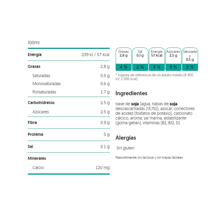 Bebida proteica de soja Alpro 1 litro