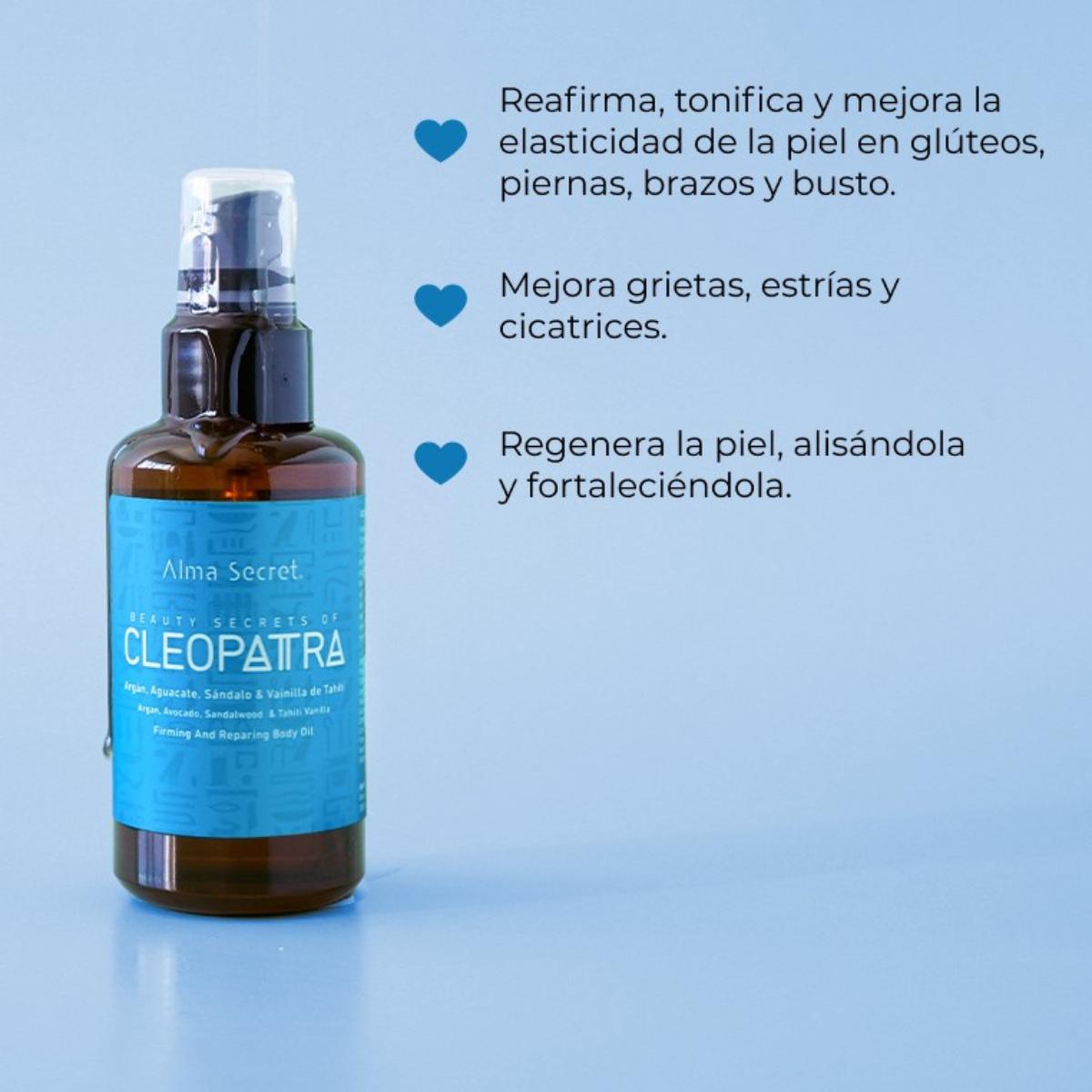 Cleopatra Alma Secret Óleo Firmador e Rejuvenescedor de Sândalo e Baunilha 100 ml