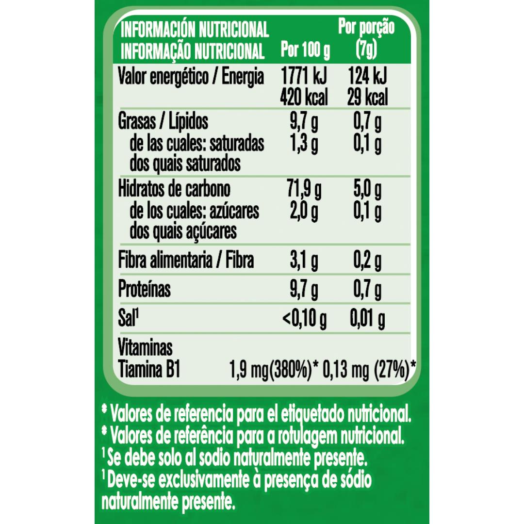 Flocos de trigo e aveia biológicos Gerber com tomate, 7 g