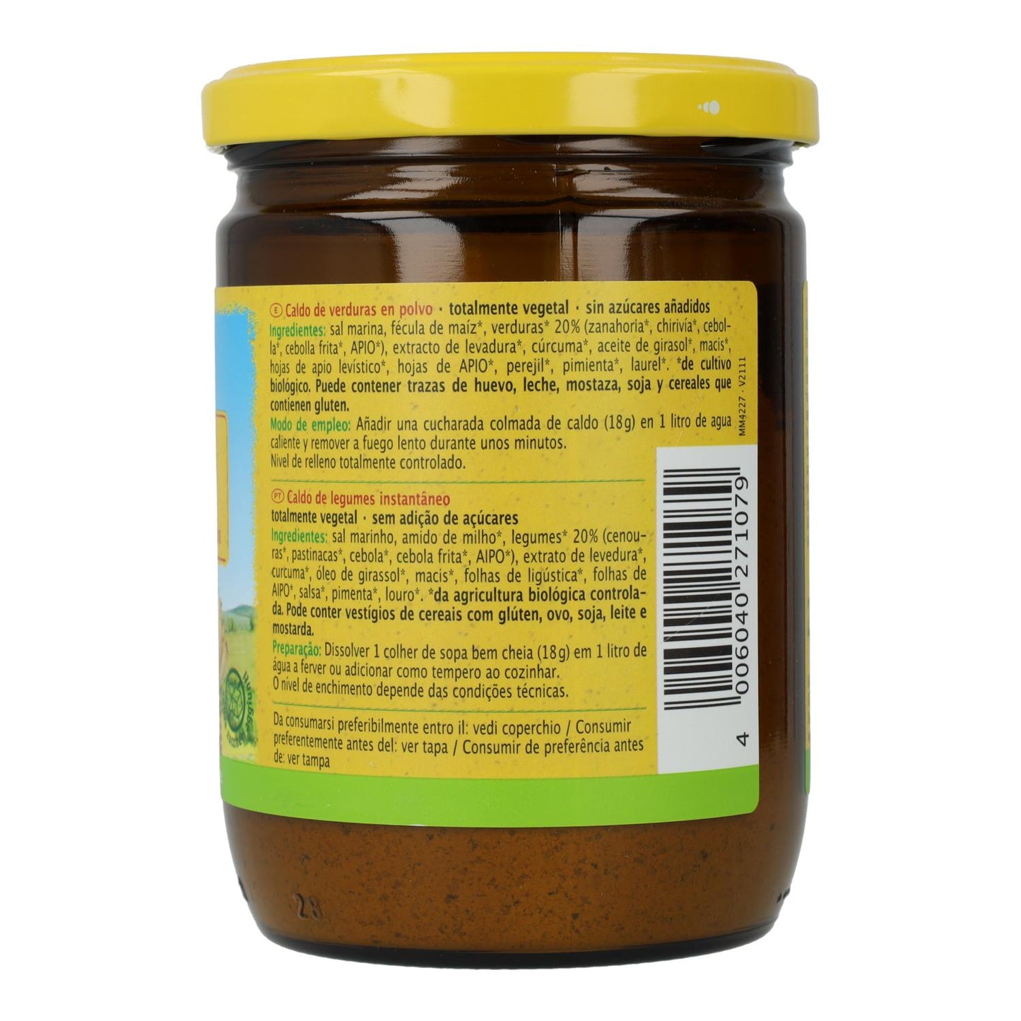 Caldo de Legumes Rapunzel, 250 g