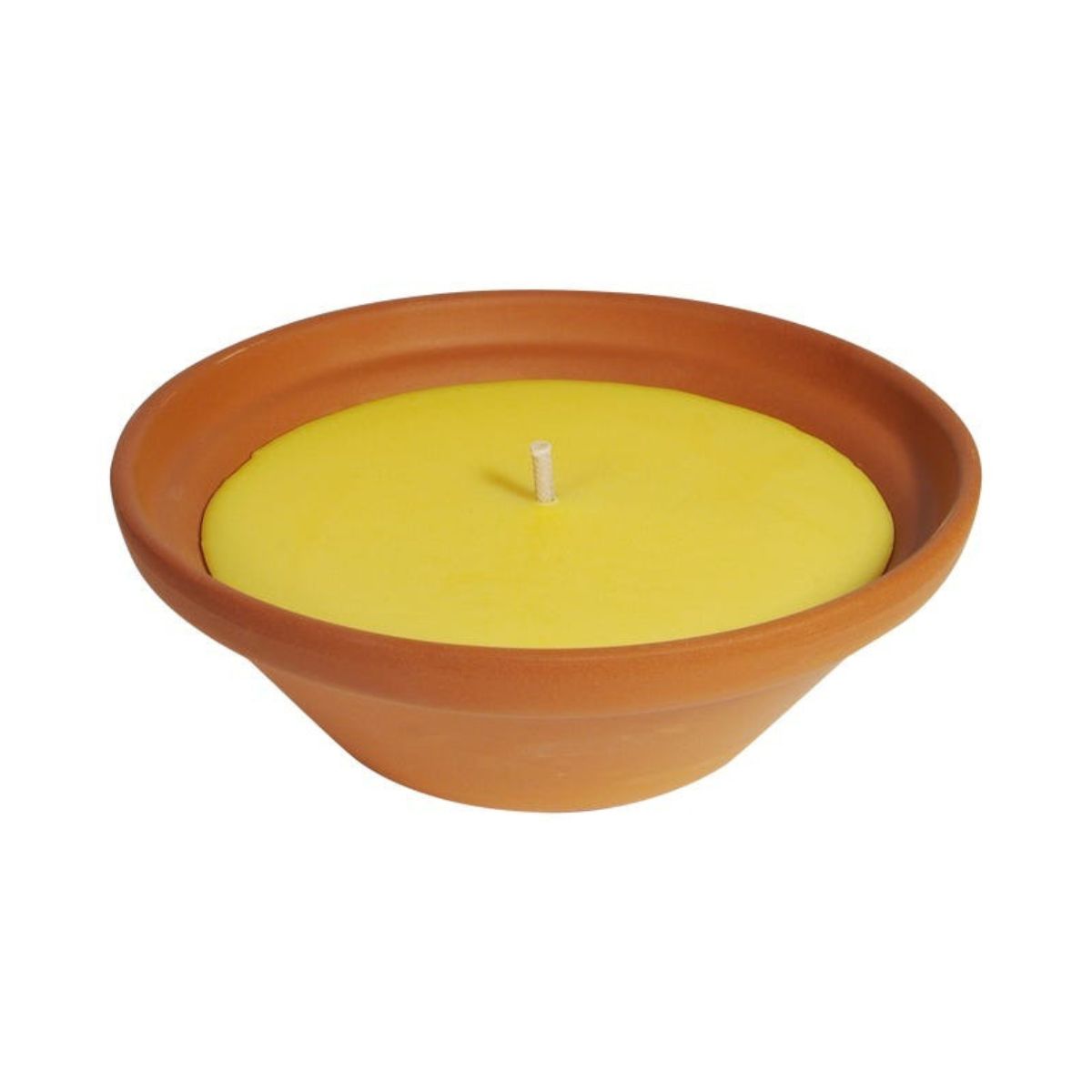 Vela anti-mosquitos de citronela em terracota Ø15,5 cm Roura