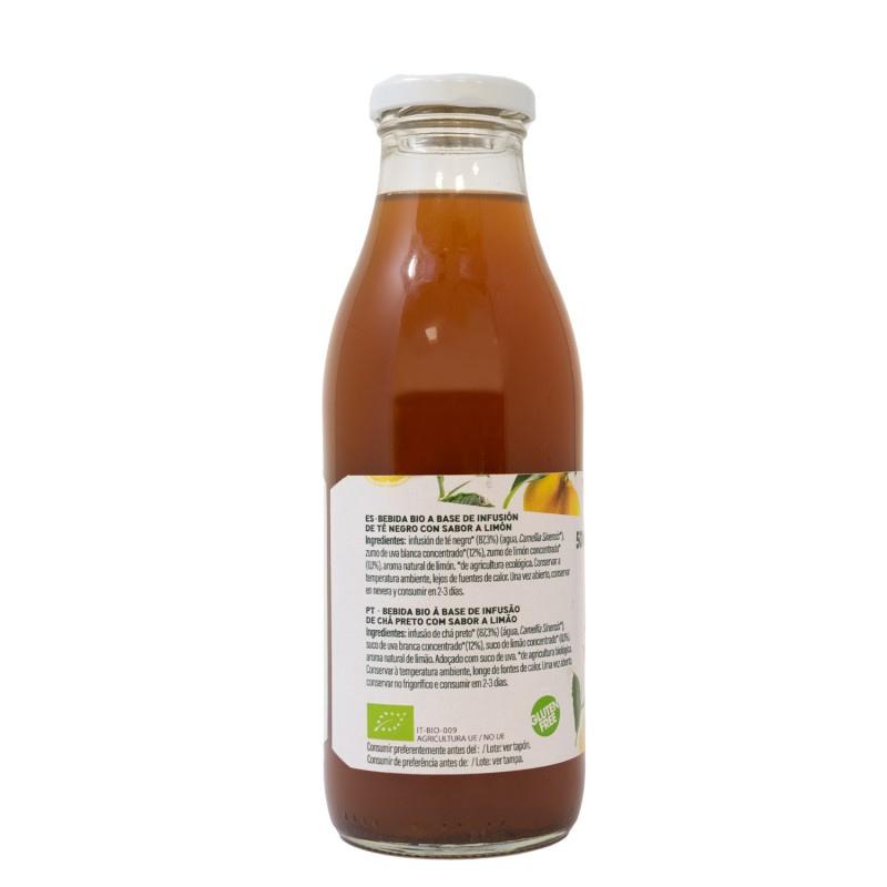 Chá de Limão em garrafa de vidro, biológico, La Finestra Sul Cielo, 500 ml