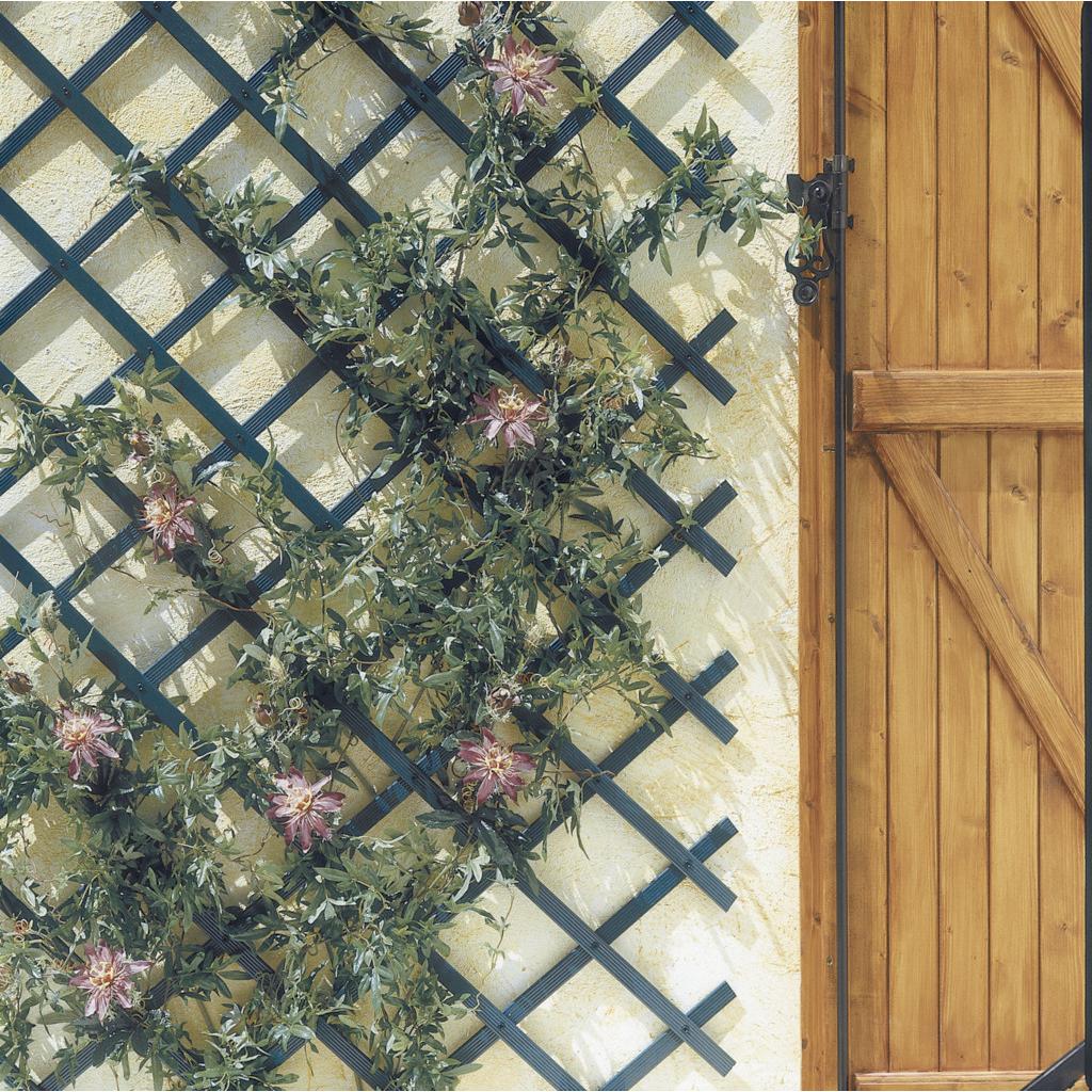 Treliça extensível em PVC 0,5x1,5 m antracite Trelliflex Nortene