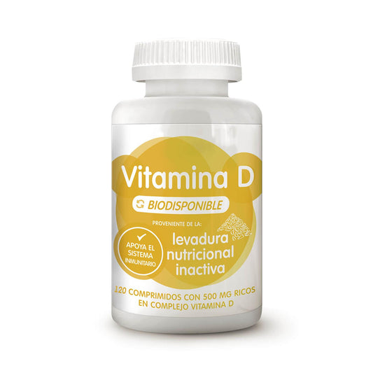 Vitamina D biodisponível de levedura Energy Feelings 120 comprimidos (120u./500mg.)