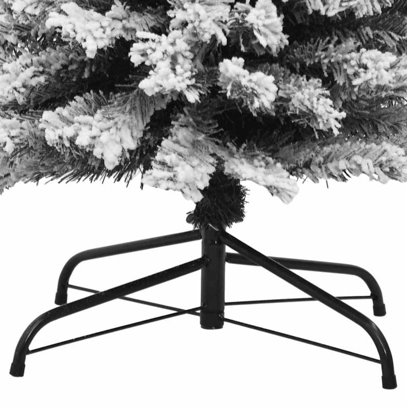 Vidaxl Árbol De Navidad Artificial Verde Con Nieve Pvc 180 Cm_5