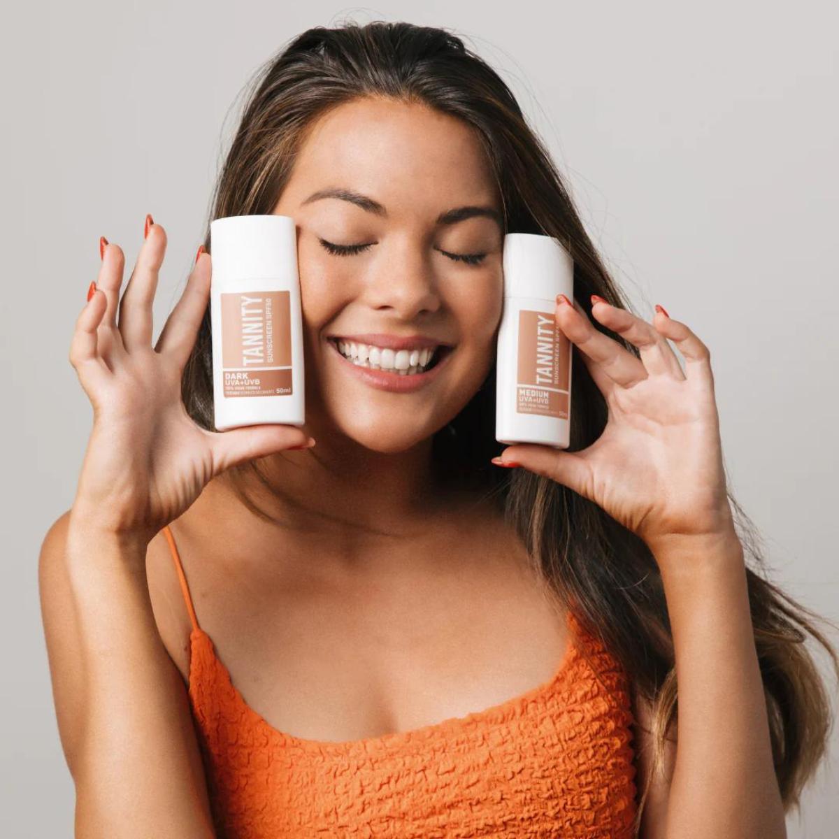 Protetor solar com cor FPS 50 - Médio, Bronzeado 50 ml