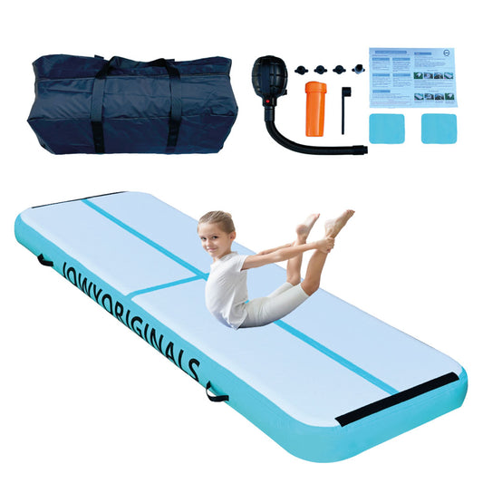 Airtrack 300x100x20cm Colchoneta Inflable, Color Azul