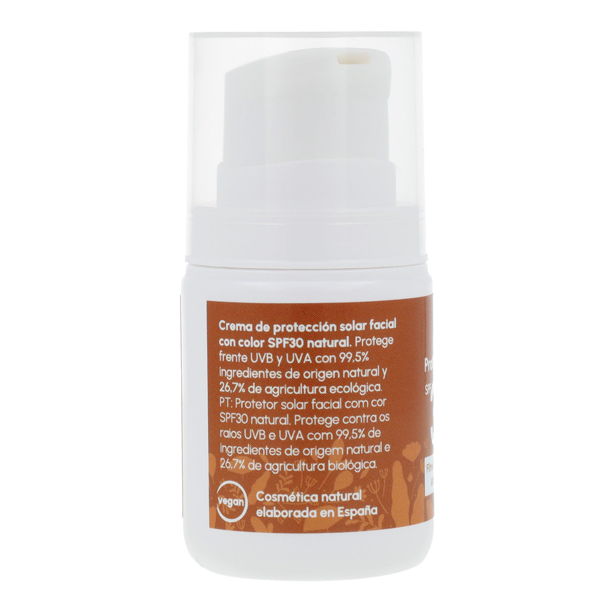 Creme Protetor Solar Facial 100% Mineral com Cor Planeta Huerto FPS 30 50 ml