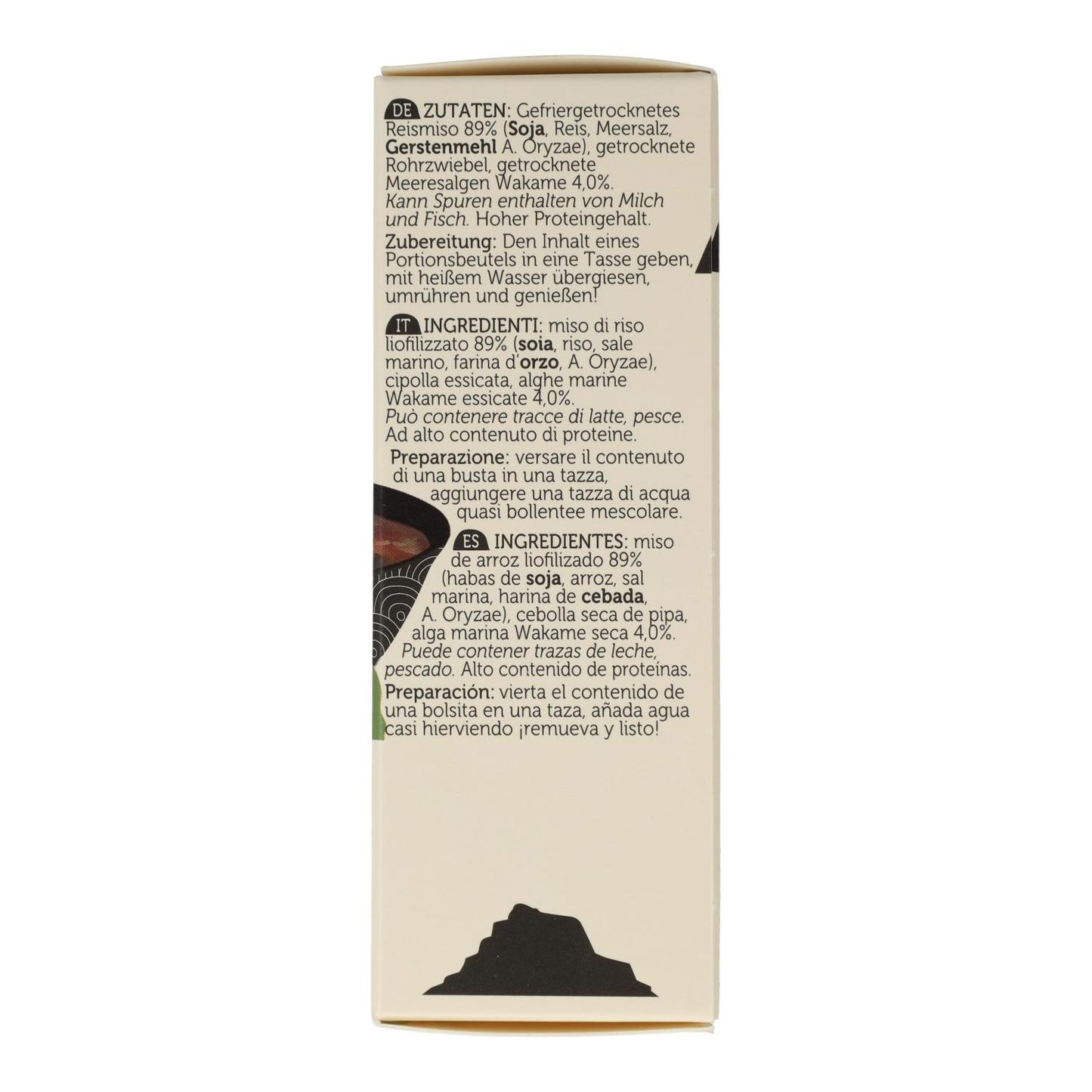 Sopa Miso Instantânea Tradicional ECO Lima 4x10gr