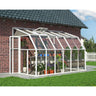 Pérgola fechada para solário 386x200 cm