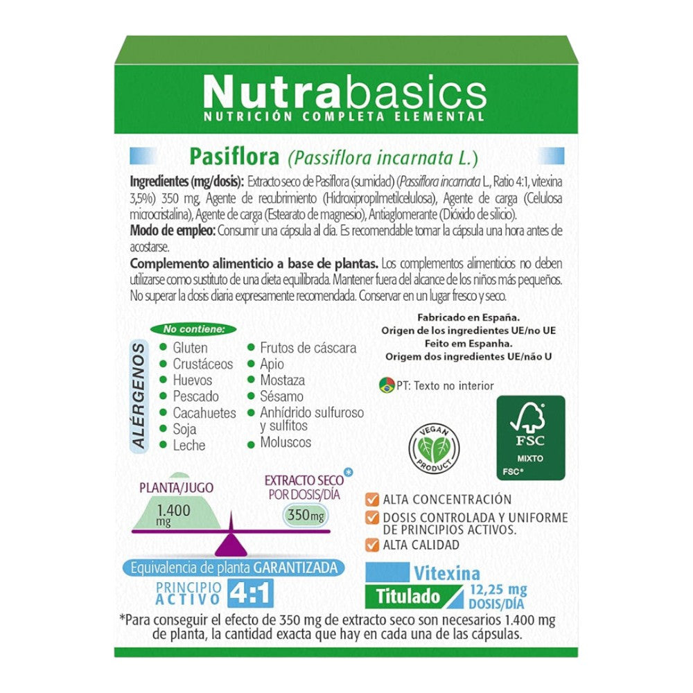 Nutrabásicos de Maracujá Drasanvi 30 cápsulas