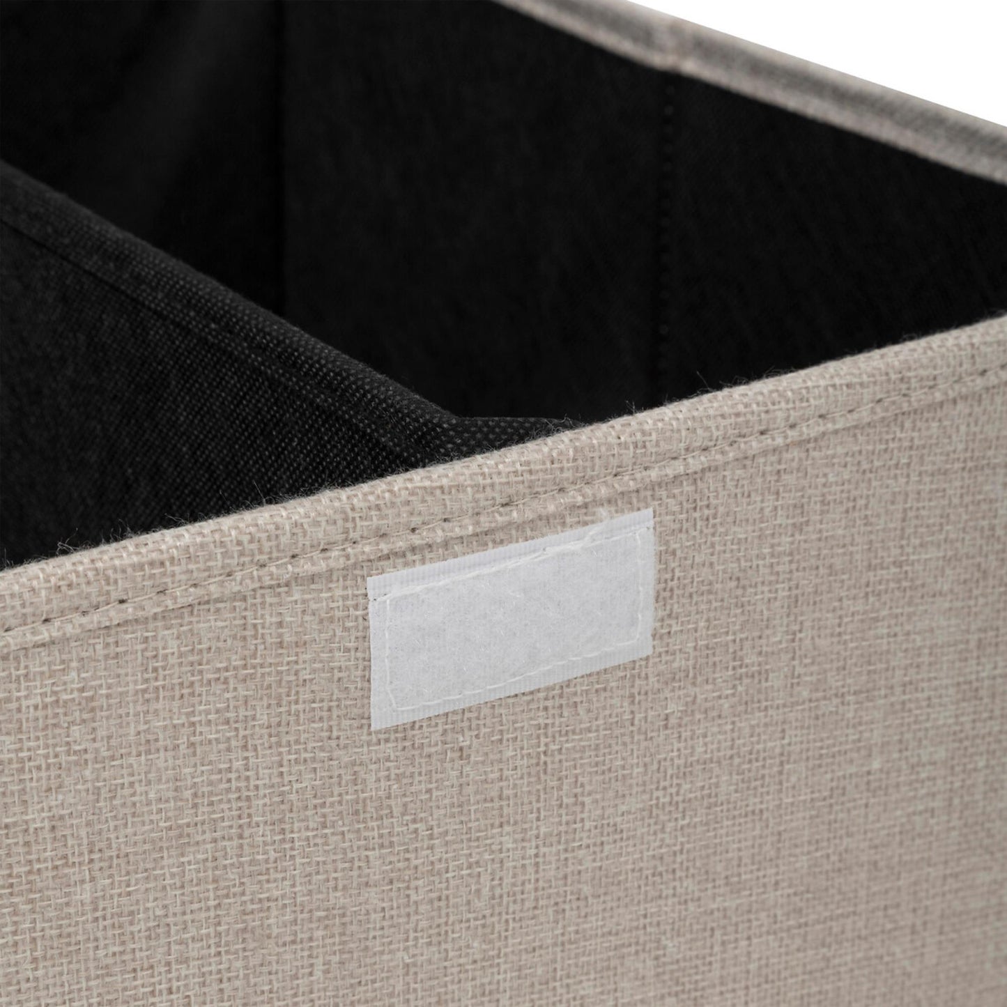 Cesta De Ropa Colors 74l Mdf Y Poliéster Beige Lino_4