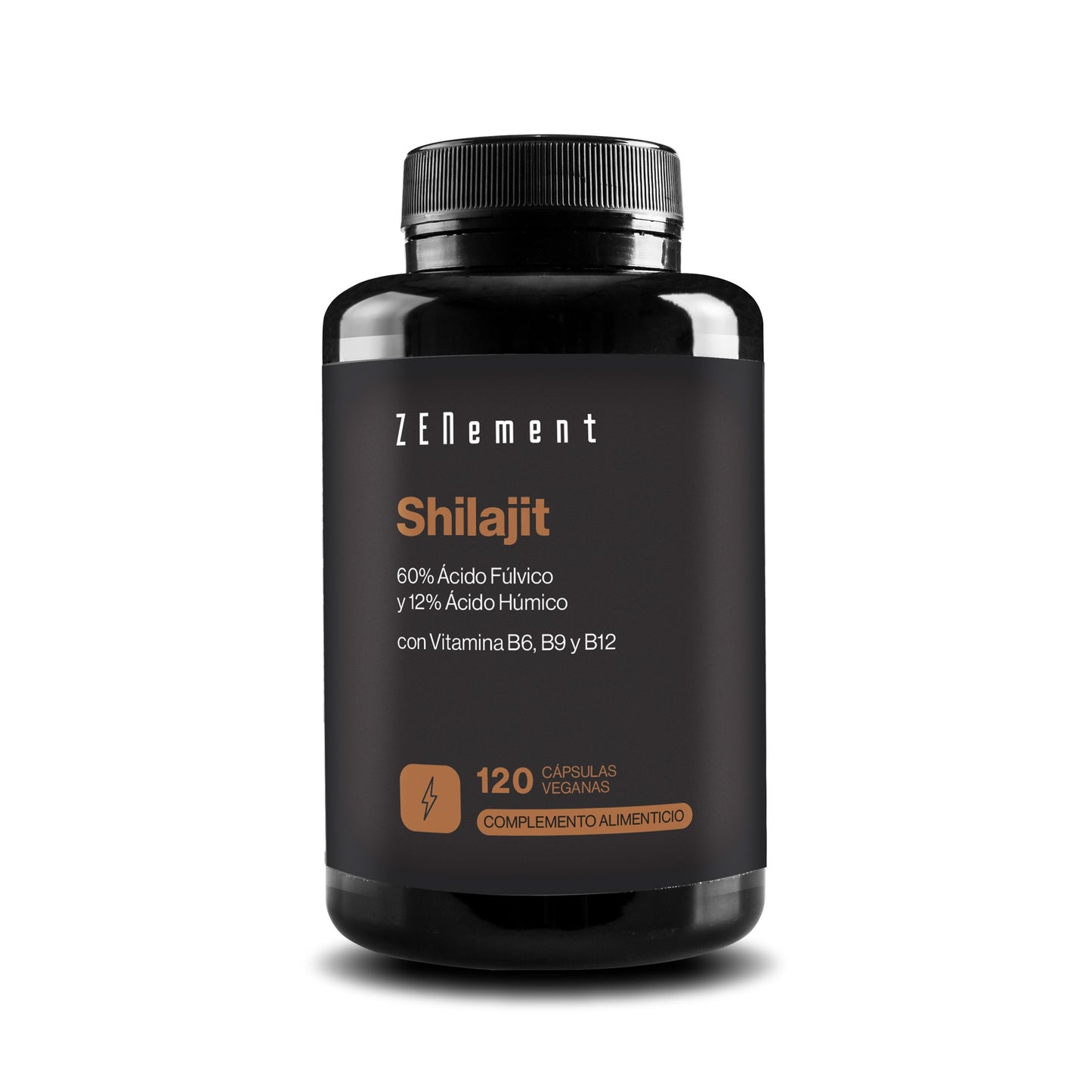 Shilajit con Vitamina B6, B9 y B12 Zenement 120 Cápsulas